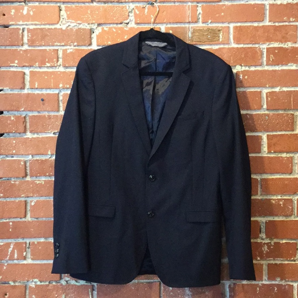 Zara Man blue blazer size 42